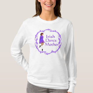 Irländsk Step Dance Mamma - Lila Tee