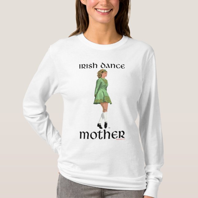 Irländsk Step Dance Mor T Shirt (Framsida)