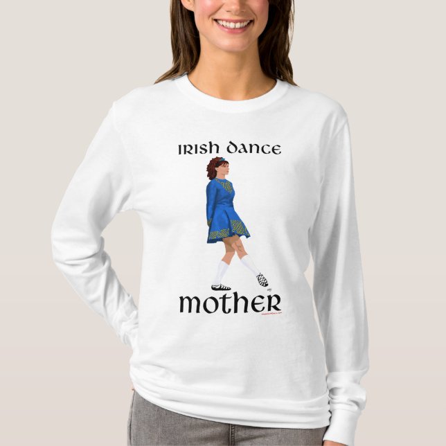 Irländsk Step Dance Mor T Shirt (Framsida)