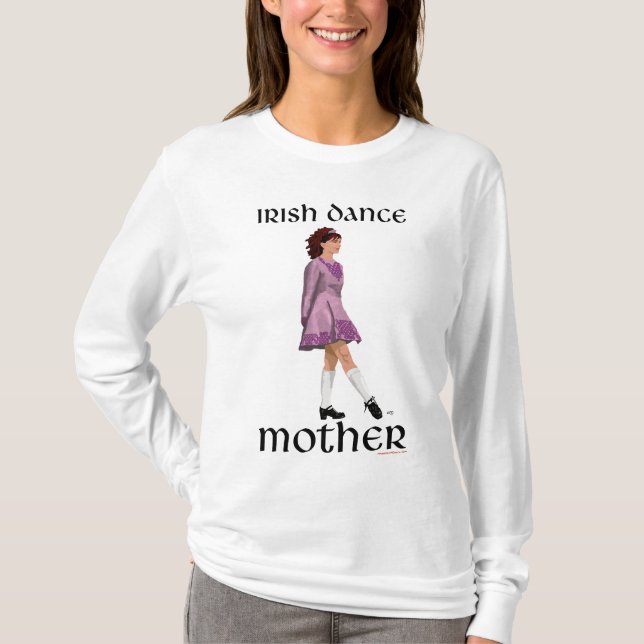 Irländsk Steppdans Mamma T Shirt (Framsida)