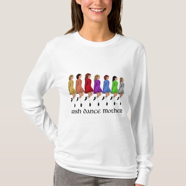 Irländsk Steppdans Mamma T Shirt (Framsida)