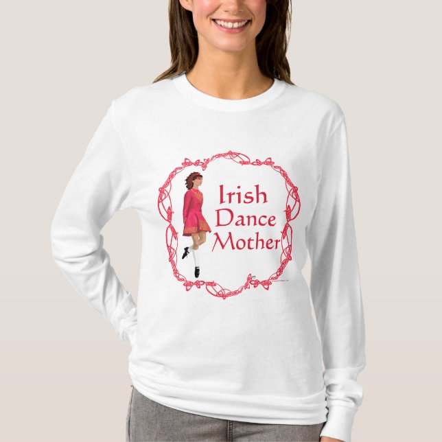Irländsk Steppdans Mamma T Shirt (Framsida)