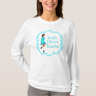 Irlandsk Steppdanslärare - Turkos Tee Shirt