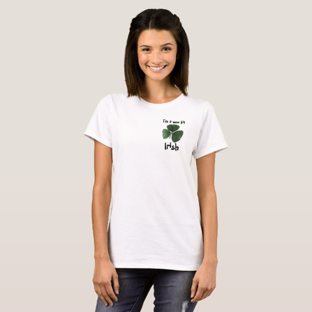 Irländsk t-skjorta t-shirt (Hel framsida)