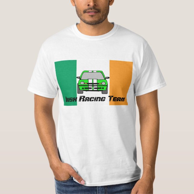 Irländsk T-tröja för tävlings- lag T-shirt (Framsida)