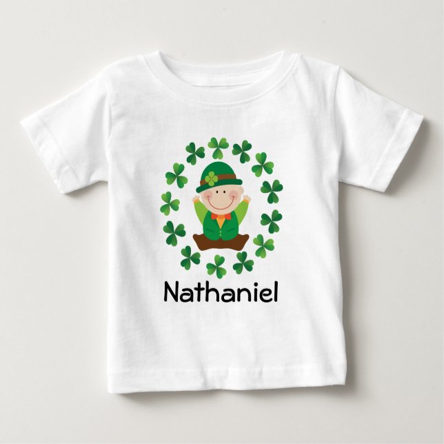 Irländsk T-tröja för trollst patricks daybaby T Shirt (Framsida)