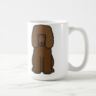 Irländsk tecknad för vattenSpanielhund Kaffemugg