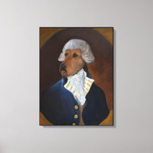 Irländsk Terrier "gentleman ", Canvastryck