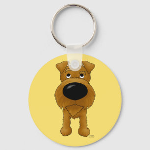 Irländsk Terrier Keychain Nyckelring