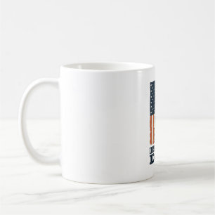 Irländsk Terrier Pappa Patriotisk Vintage Kaffemugg