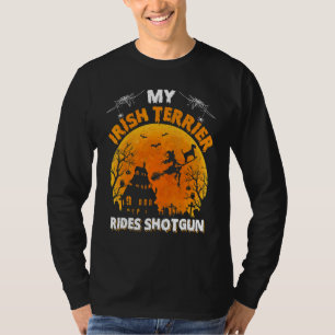 Irländsk Terrier Ride Shotgun Irländsk Terrier Hun T Shirt