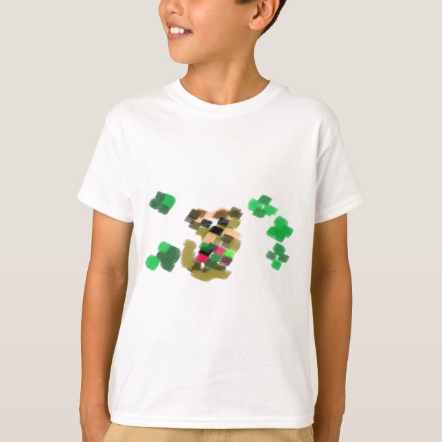 Irländsk terrier St Patricks dag kul T Shirt (Framsida)