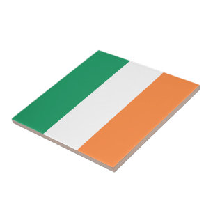 Irländsk tricolor flagga patriotic modern kakelplatta