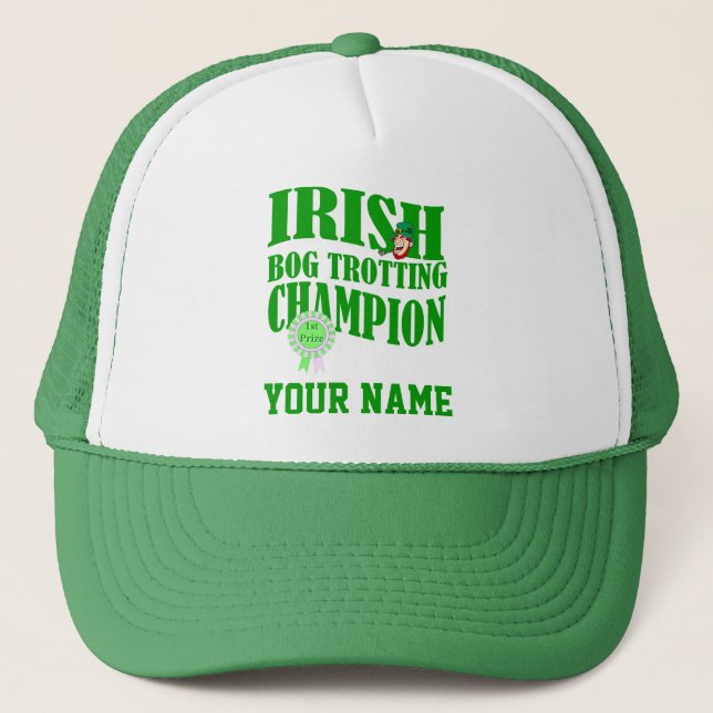 Irländsk trotting-mästare, St patrick's day Keps (Framsida)