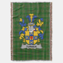 Irländsk Turner Jackar Arm Family Crest Ireland