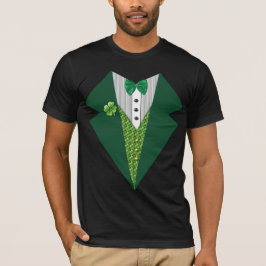 irländsk tuxedo-tshirt tee shirt