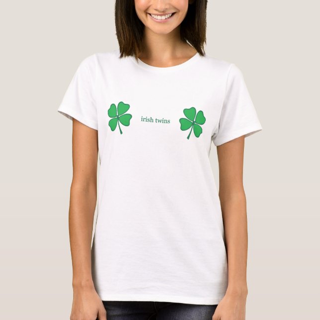 Irländsk twillingar t-shirt (Framsida)