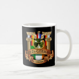 Irländsk tysk All-Amerikan Kaffemugg