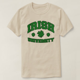 Irländsk Univertity T-tröja Tee Shirt