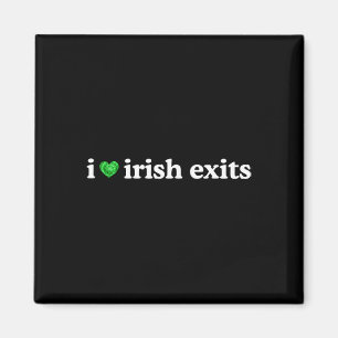 Irländsk Utgång Rolig St Patricks Day Irländskt Fa Magnet