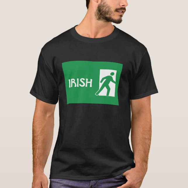 Irländsk utgång t shirt (Framsida)