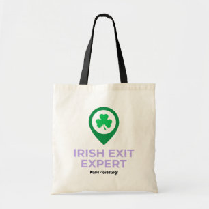 Irländsk Utgångsexpert Rolig St Patricks Dag Intro Tygkasse