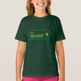 Irländsk vägmärke t shirt