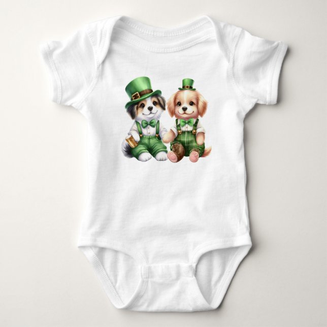 Irländsk valp  t shirt (Framsida)