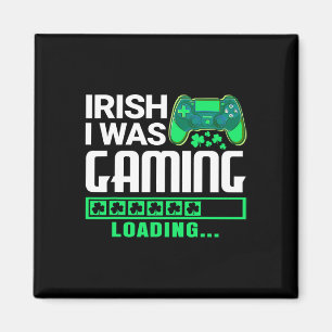 Irländsk var jag spelade rolig St Patricks Day Gam Magnet