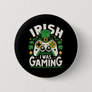 Irländsk var jag spelade rolig St Patricks Day Vid Knapp