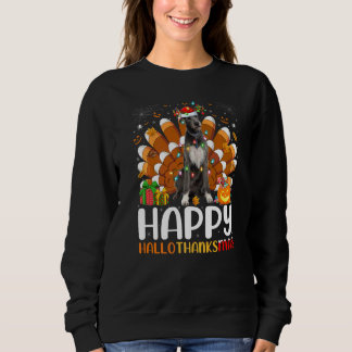 Irländsk Varghund Hund Halloween Jul Glad Hall T Shirt