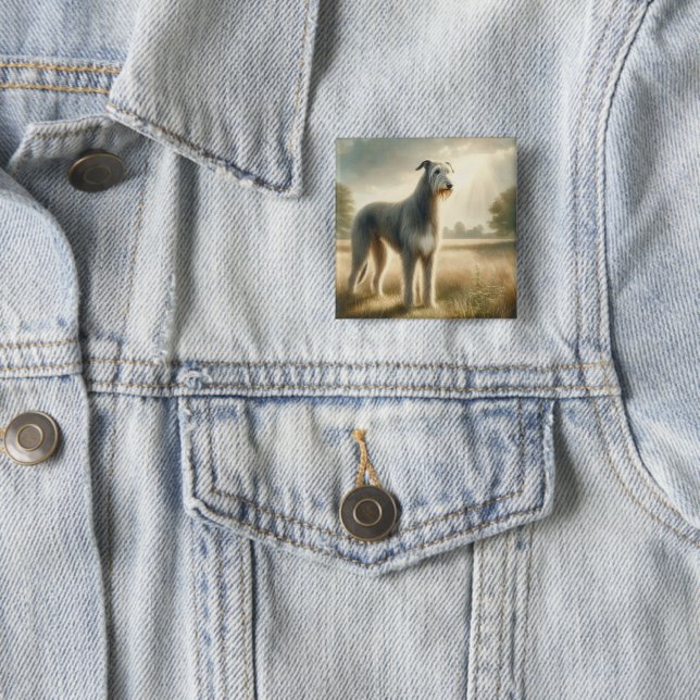 Irländsk varghund knapp (In Situ)