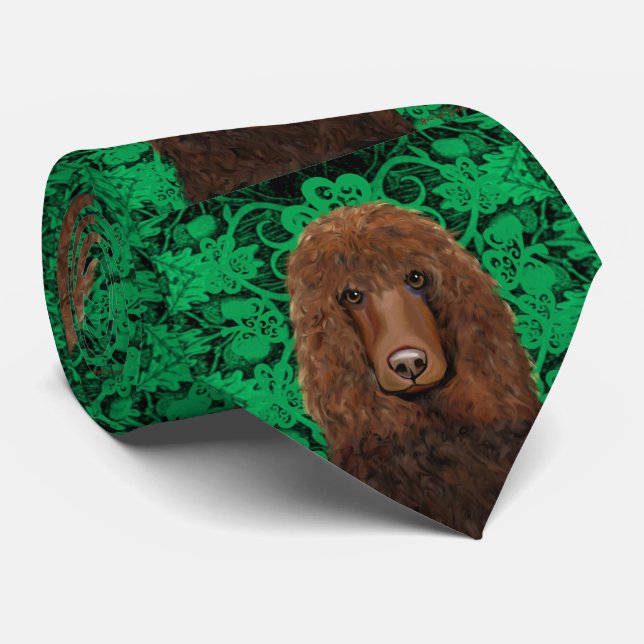 Irländsk vatten spaniel slips (Rullad)