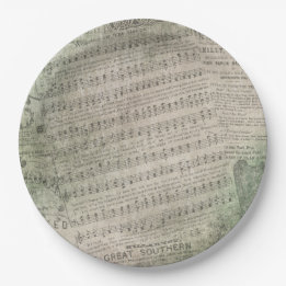 Irländsk vintagenotblad, ha på sig av grönten