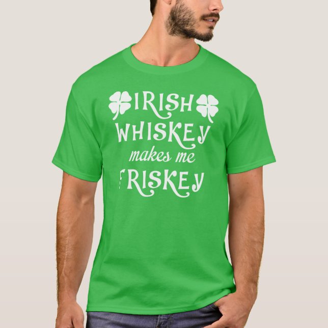 Irländsk Whiskey gör mig Friskey manar skjorta Tröja (Framsida)
