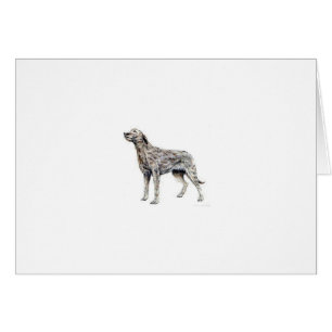 Irländsk Wolfhound Hälsningskort