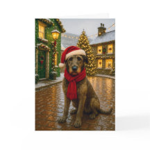 Irländsk Wolfhound Julkort