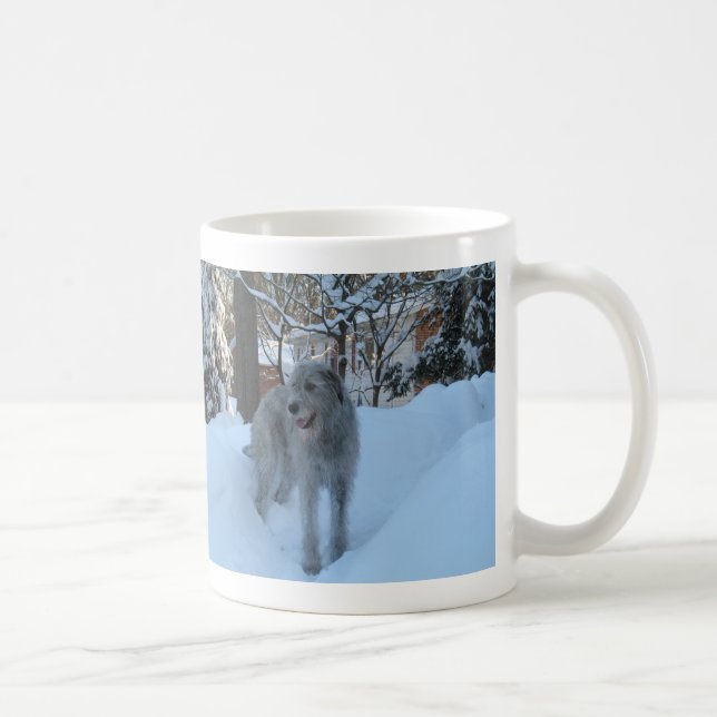 Irländsk wolfhound kaffemugg (Höger)