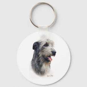 Irländsk Wolfhound Nyckelring