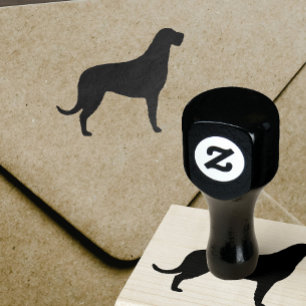 Irländsk WolfhoundSilhouette Stämpel