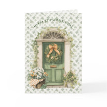 Irländsk ytterdörr | St Patricks dag Irländskt väl