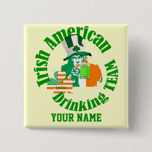 Irländska amerikanska drickslag, St patrick's day Knapp