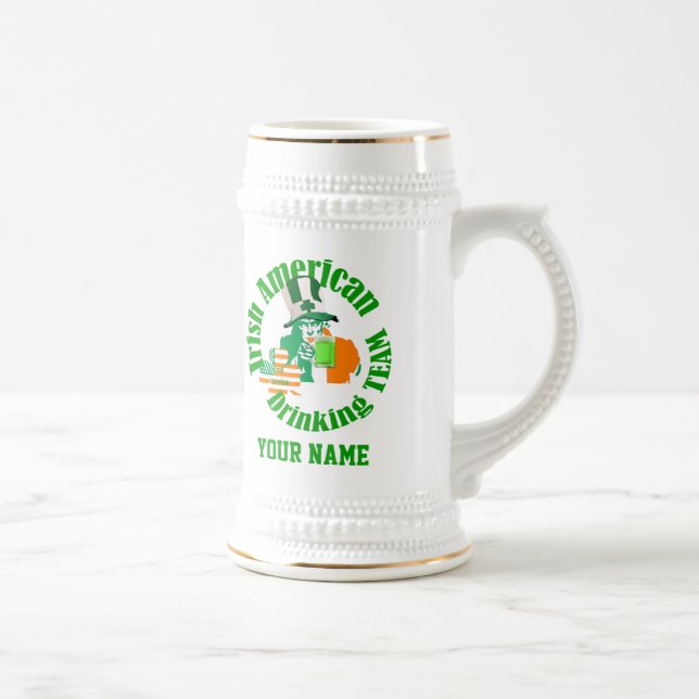 Irländska amerikanska drickslag, St patrick's day Sejdel (Höger)