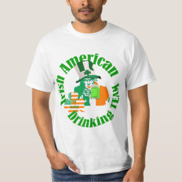 Irländska amerikanska drickslag, St patrick's day T-shirt