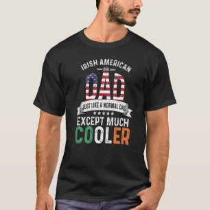 Irländska amerikanska Pappa, Fars dag, Land Irland T Shirt