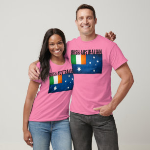 Irländska australier tee shirt