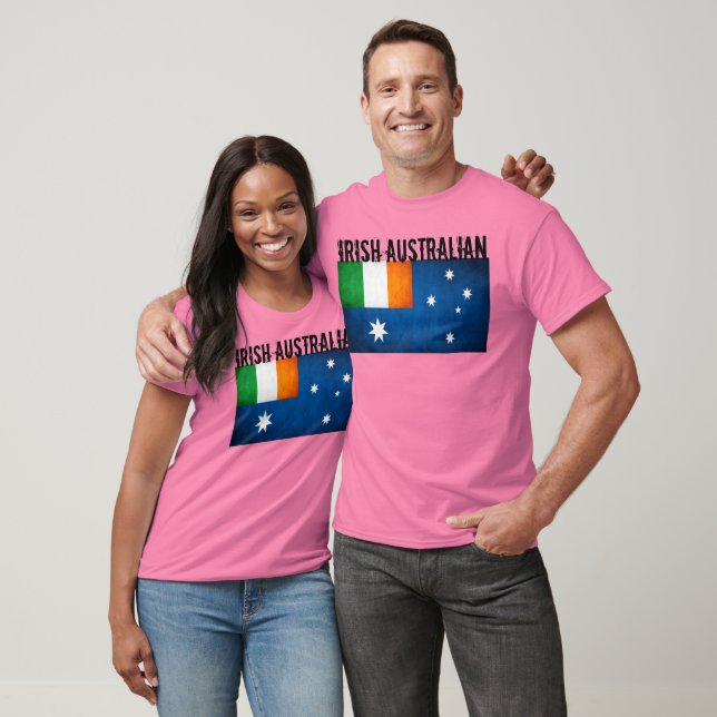 Irländska australiska tee shirt (Unisex)