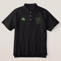 Irländska av nåden Shamrock Embroiderad