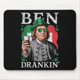 Irländska Ben Drankin Öl - St Pattys Män Och Kvinn Musmatta