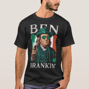 Irländska Ben Drankin Öl - St Pattys Män Och Kvinn T Shirt